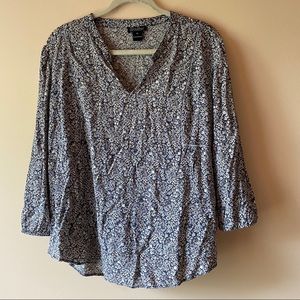 Lucky Brand Boho Peasant Top